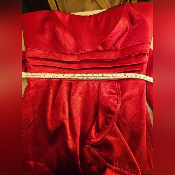 MY MICHELLE RED PARTY SLEEVELESS DRESS SIZE 1 - Picture 5 of 10